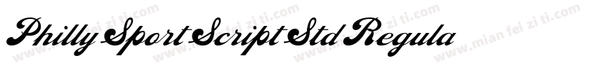 Philly Sport Script Std Regular字体转换